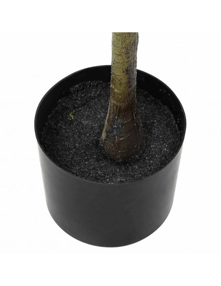 Albero di Ficus Artificiale 48 Foglie 165 cm Verde