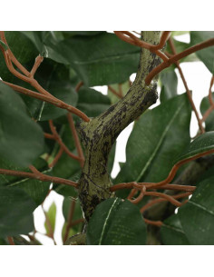 Albero di Ficus Artificiale 756 Foglie 170 cm Verde 2