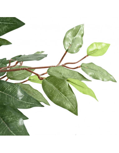 Albero di Ficus Artificiale 756 Foglie 170 cm Verde