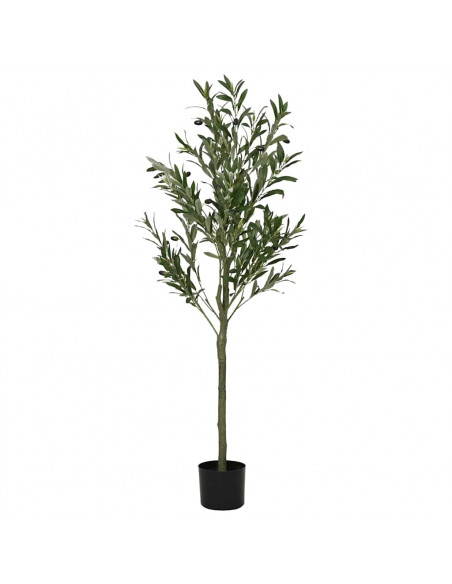 Albero Ulivo Artificiale 450 Foglie 120 cm Verde