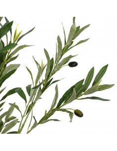 Albero Ulivo Artificiale 450 Foglie 120 cm Verde 2