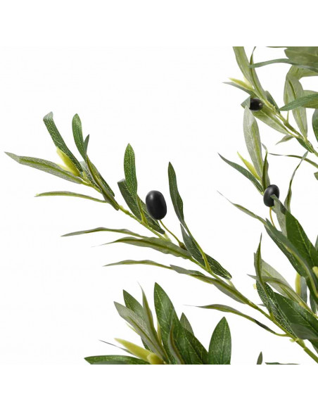 Albero Ulivo Artificiale 800 Foglie 200 cm Verde