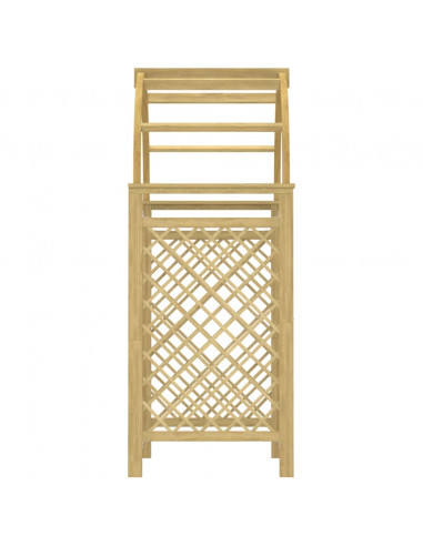 Arco con Traliccio 141x97x243 cm in Legno di Pino Impregnato