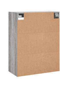 Armadietti a Parete 2 pz Grigio Sonoma in Legno Multistrato 2