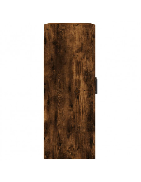 Armadietti a Parete 2 pz Rovere Fumo in Legno Multistrato