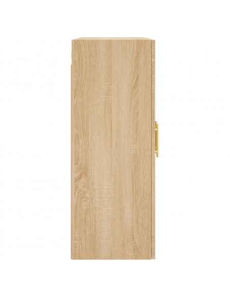Armadietti a Parete 2 pz Rovere Sonoma in Legno Multistrato