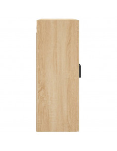 Armadietti a Parete 2 pz Rovere Sonoma in Legno Multistrato