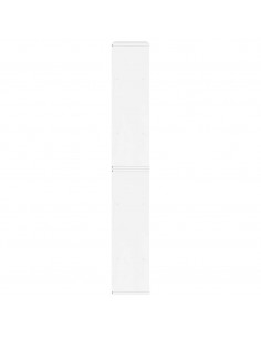 Armadietti Laterali 4 pz ODDA Bianco 40x24x79 cm Legno di Pino