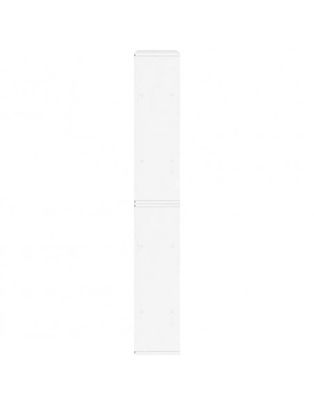 Armadietti Laterali 5 pz ODDA Bianco 40x24x79 cm Legno di Pino
