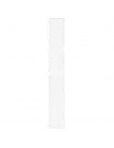 Armadietti Laterali 5 pz ODDA Bianco 40x24x79 cm Legno di Pino