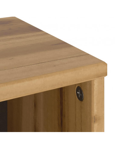 Armadietti Laterali 6 pz ODDA 40x24x79 cm Legno Massello Pino