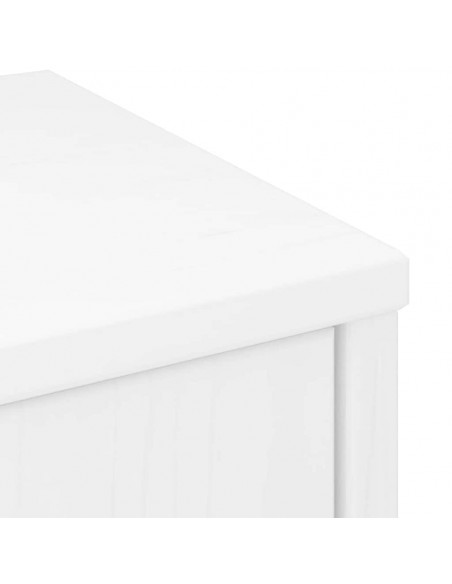 Armadietti Laterali 6 pz ODDA Bianco 40x24x79 cm Legno di Pino