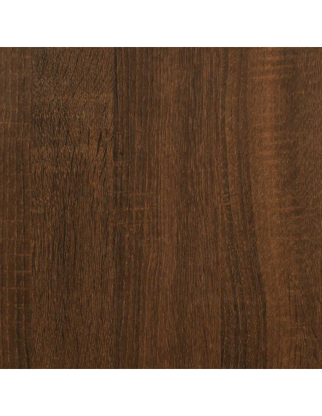 Armadietto Bagno Rovere Marrone 65x33x60cm in Legno Multistrato