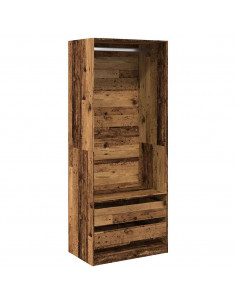 Armadio Legno Antico 80x50x200 cm in Legno Multistrato