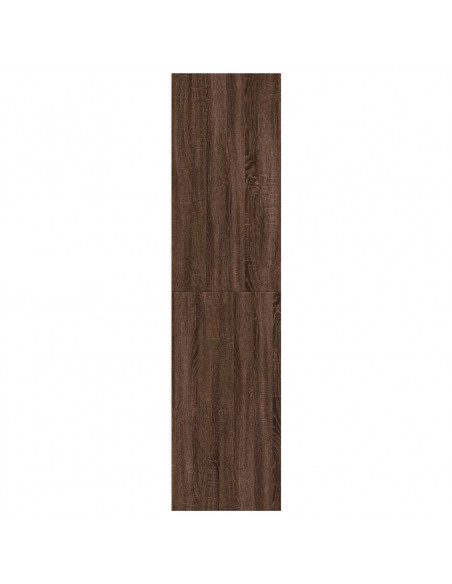Armadio Rovere Marrone 80x50x200 cm in Legno Multistrato