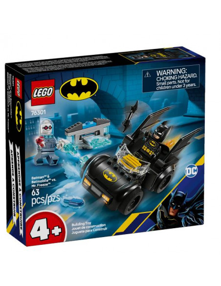 BATMAN E BATMOBILE CONTRO MR FREEZE