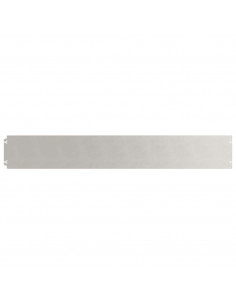 Bordure per Prato 30 pz 15x103 cm Acciaio Inossidabile 2