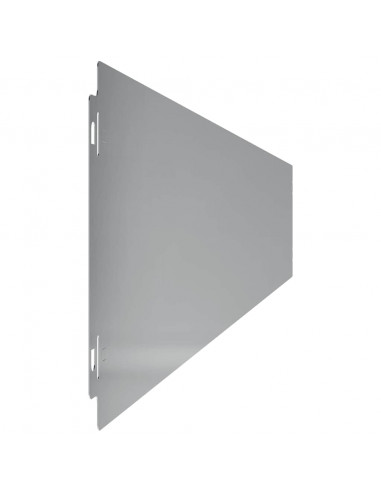 Bordure per Prato 50 pz 15x103 cm Acciaio Zincato