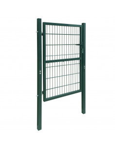 Cancello da Giardino 2D (Singolo) Verde 106 x 230 cm 2