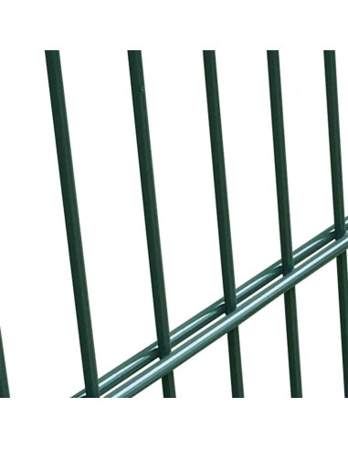 Cancello da Giardino 2D (Singolo) Verde 106 x 230 cm