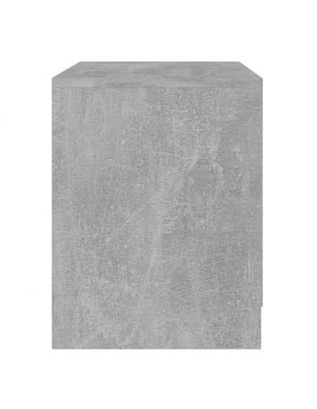 Comodini 2 pz Grigio Cemento 45x34,5x44,5 cm in Truciolato