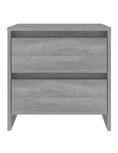 Comodini 2 pz Grigio Sonoma 45x34,5x44,5 cm in Truciolato