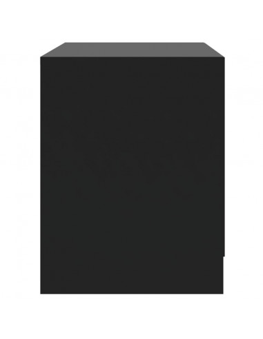 Comodini 2 pz Neri 45x34,5x44,5 cm in Truciolato