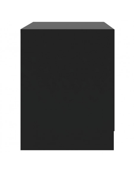 Comodini 2 pz Neri 45x34,5x44,5 cm in Truciolato