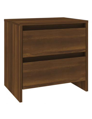 Comodini 2 pz Rovere Marrone 45x34,5x44,5 cm in Truciolato