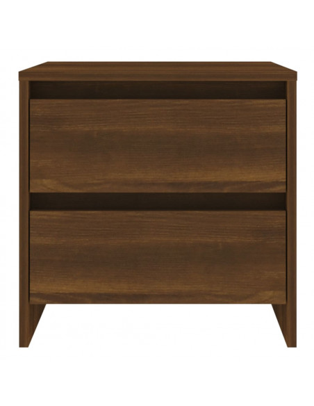 Comodini 2 pz Rovere Marrone 45x34,5x44,5 cm in Truciolato