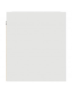 Comodini a Muro 2 pz Bianchi 38x34x40 cm 2