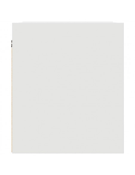 Comodini a Muro 2 pz Bianchi 38x34x40 cm