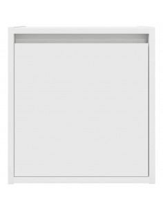 Comodini a Muro 2 pz Bianchi 38x34x40 cm