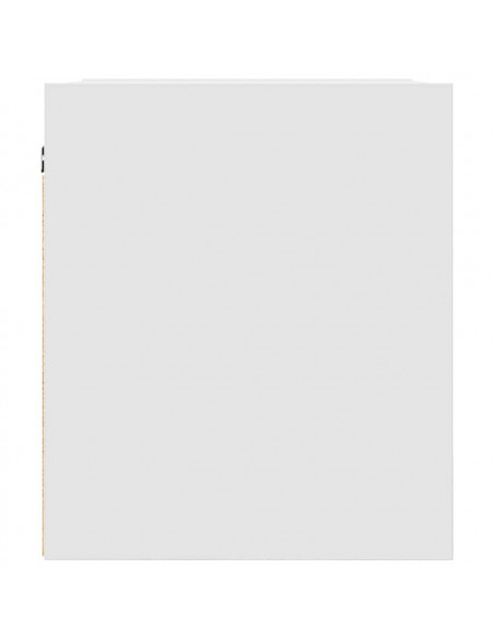 Comodini a Muro 2 pz Bianchi 38x34x40 cm