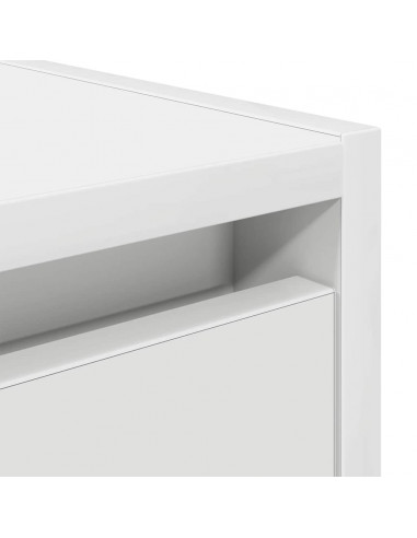 Comodini a Muro 2 pz Bianchi 38x34x40 cm