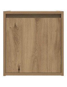 Comodini a Muro 2 pz Rovere Artigianale 38x34x40 cm