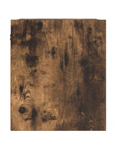 Comodini a Muro 2 pz Rovere Fumo 38x34x40 cm 2