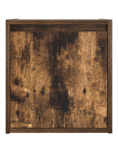Comodini a Muro 2 pz Rovere Fumo 38x34x40 cm