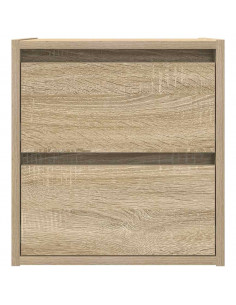 Comodini a Muro 2 pz Rovere Sonoma 38x34x40 cm