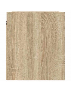 Comodini a Muro 2 pz Rovere Sonoma 38x34x40 cm 2