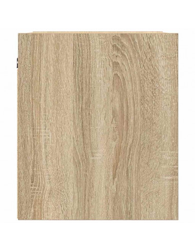 Comodini a Muro 2 pz Rovere Sonoma 38x34x40 cm