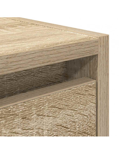 Comodini a Muro 2 pz Rovere Sonoma 38x34x40 cm