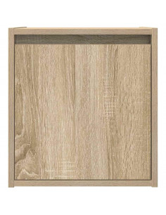 Comodini a Muro 2 pz Rovere Sonoma 38x34x40 cm