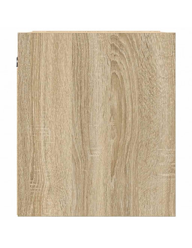 Comodini a Muro 2 pz Rovere Sonoma 38x34x40 cm