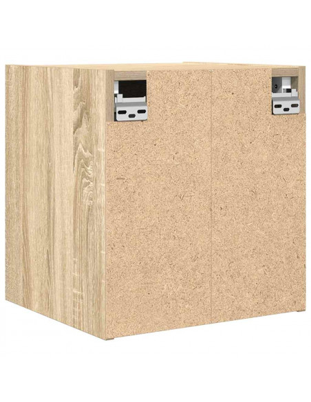 Comodini a Muro 2 pz Rovere Sonoma 38x34x40 cm