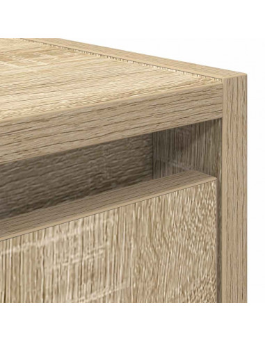 Comodini a Muro 2 pz Rovere Sonoma 38x34x40 cm