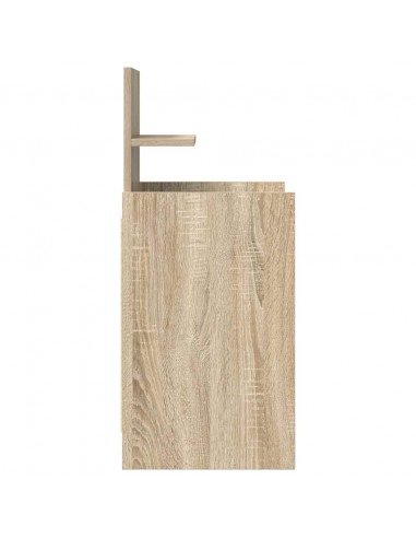 Comodini con 2 Cassetti 2 pz Rovere Sonoma 38x34x80 cm