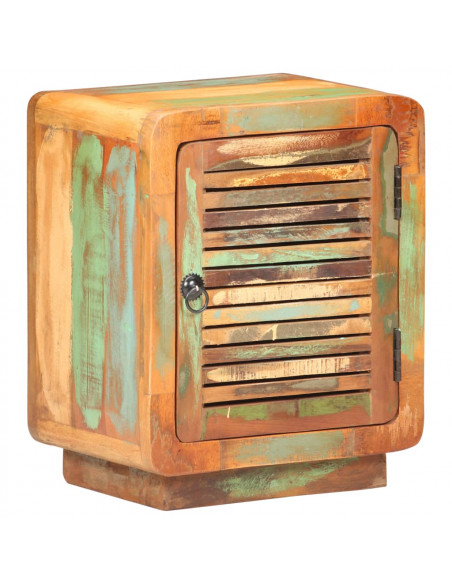 Comodino 40x30x50 cm in Legno Massello di Recupero