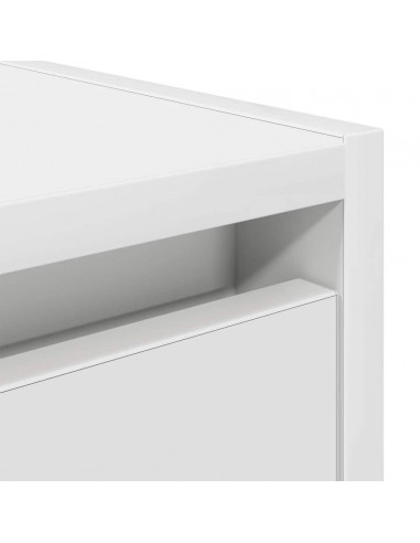 Comodino a Muro Bianco 38x34x40 cm