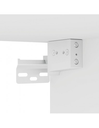 Comodino a Muro Bianco 38x34x40 cm